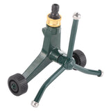 Metal Three Arm Sprinkler with G3/4 Connector Rustproof 360° Rotating Irrigate Lawn Sprinkler