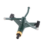Metal Three Arm Sprinkler with G3/4 Connector Rustproof 360° Rotating Irrigate Lawn Sprinkler