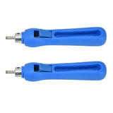 2Pcs Drip Irrigation Hole Punch Tool Plastic Stainless Steel Dripper Holes Punchers 3‑8mm - 45-Degree Angle