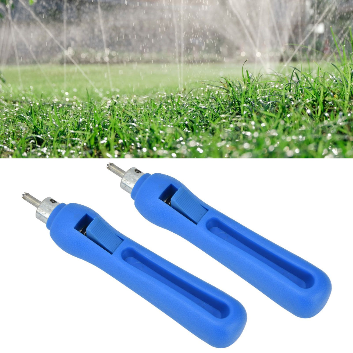 2Pcs Drip Irrigation Hole Punch Tool Plastic Stainless Steel Dripper Holes Punchers 3‑8mm