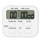 Digital Kitchen Thermometer High Sensitivity Multifunctional Thermometer with Probe Alarm Function for Grilling Baking
