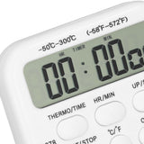 Digital Kitchen Thermometer High Sensitivity Multifunctional Thermometer with Probe Alarm Function for Grilling Baking