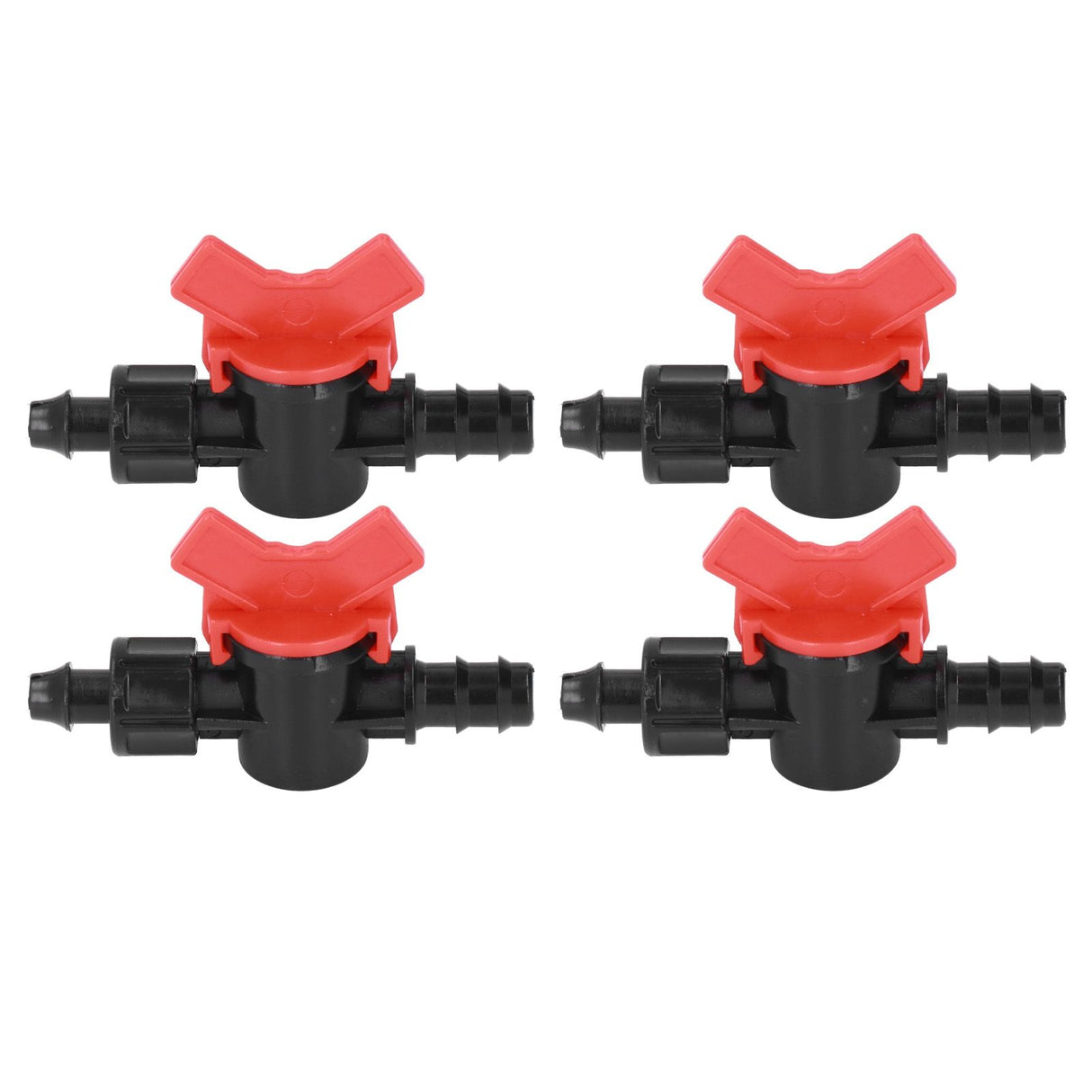 10Pcs Barbed Ball Valve 5/8inch Adjustable Prevent Leakage Drip Irrigation Switch Valve for Irrigation