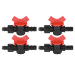 10Pcs Barbed Ball Valve 5/8inch Adjustable Prevent Leakage Drip Irrigation Switch Valve for Irrigation