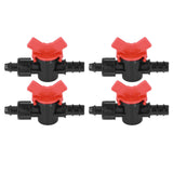 10Pcs Barbed Ball Valve 5/8inch Adjustable Prevent Leakage Drip Irrigation Switch Valve for Irrigation - Front View