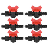 10Pcs Barbed Ball Valve 5/8inch Adjustable Prevent Leakage Drip Irrigation Switch Valve for Irrigation