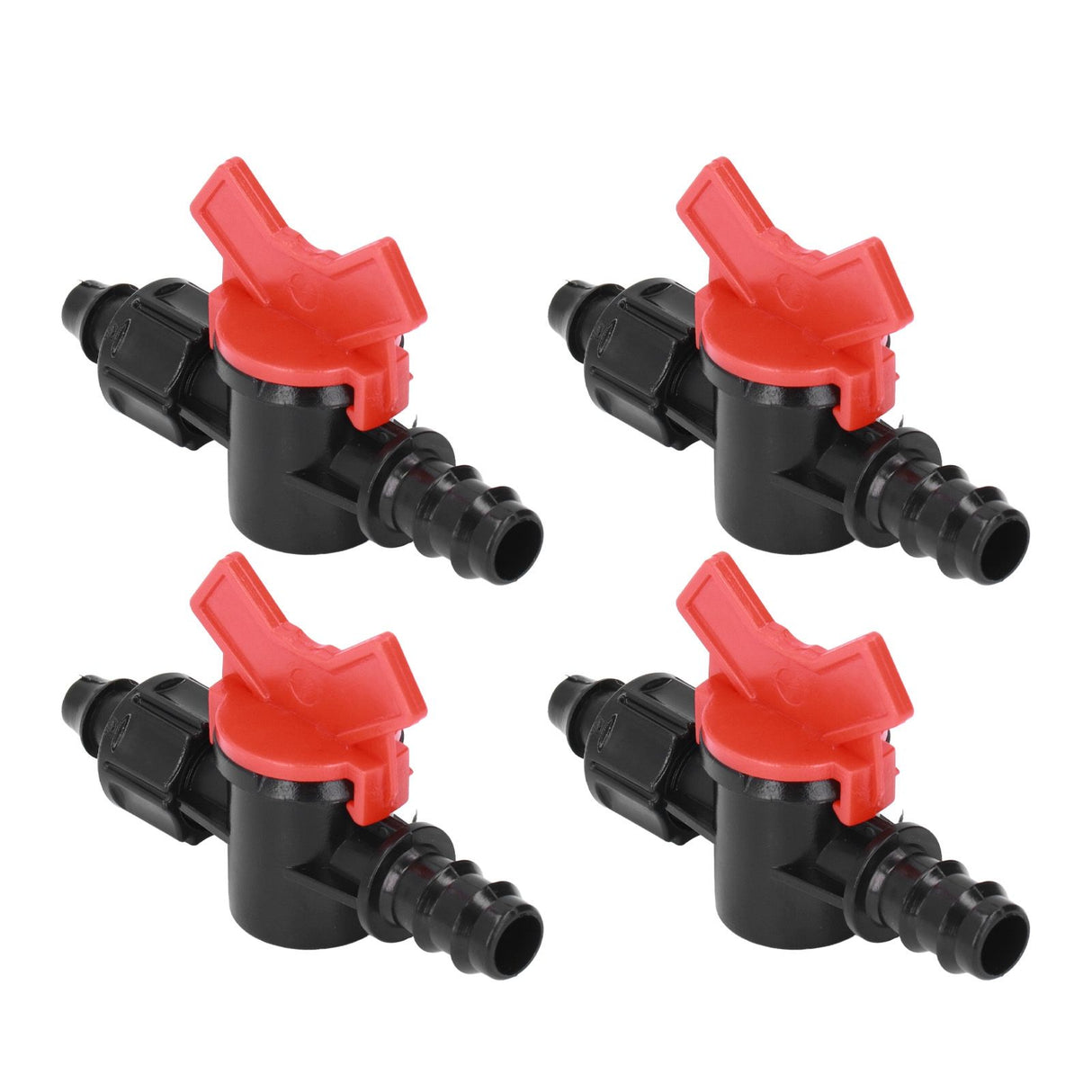 10Pcs Barbed Ball Valve 5/8inch Adjustable Prevent Leakage Drip Irrigation Switch Valve for Irrigation
