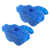 2Pcs Bicycle Chain Cleaning Tool Bike Chain Scrubber Cleaner Brush Tool Bicycle Maintenance Tool - Side View