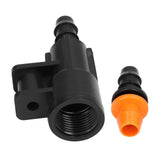 15sets Hose Connector G1/2 Inch Female Thread Rotating Sprinkler Adapter Bracket for 8/12 Distribution Tubing Hose