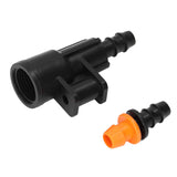 15sets Hose Connector G1/2 Inch Female Thread Rotating Sprinkler Adapter Bracket for 8/12 Distribution Tubing Hose