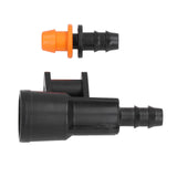 15sets Hose Connector G1/2 Inch Female Thread Rotating Sprinkler Adapter Bracket for 8/12 Distribution Tubing Hose
