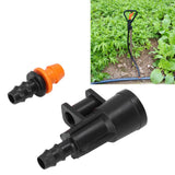 15sets Hose Connector G1/2 Inch Female Thread Rotating Sprinkler Adapter Bracket for 8/12 Distribution Tubing Hose
