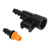 15sets Hose Connector G1/2 Inch Female Thread Rotating Sprinkler Adapter Bracket for 8/12 Distribution Tubing Hose - Extra Image