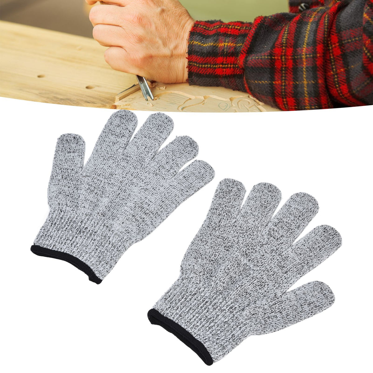 Gardening Gloves Long Cuffs Design Machine Washable Shrinkproof Flexible Cut Resistant Gloves Working GlovesS