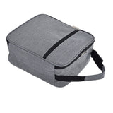 Insulated Lunch Bag Oxford Cloth Camping Lunch Tote Portable Picnic Bag for Outdoor Office - Front View