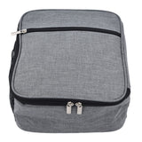 Insulated Lunch Bag Oxford Cloth Camping Lunch Tote Portable Picnic Bag for Outdoor Office - Rear View