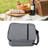 Insulated Lunch Bag Oxford Cloth Camping Lunch Tote Portable Picnic Bag for Outdoor Office - Extra Image