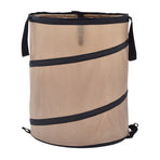 37.8L Collapsible Leaf Trash Can Reinforced Steel Spring Oxford Cloth Collapsible Container Small Size