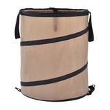 37.8L Collapsible Leaf Trash Can Reinforced Steel Spring Oxford Cloth Collapsible Container Small Size