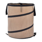 37.8L Collapsible Leaf Trash Can Reinforced Steel Spring Oxford Cloth Collapsible Container Small Size