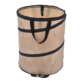 37.8L Collapsible Leaf Trash Can Reinforced Steel Spring Oxford Cloth Collapsible Container Small Size - Top-Down View