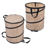 37.8L Collapsible Leaf Trash Can Reinforced Steel Spring Oxford Cloth Collapsible Container Small Size - Extra Image
