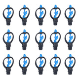 15Pcs Lawn Sprinkler Nozzle G1/2 External Thread 360° Automatic Rotation Mid Range for Lawn Garden Watering IrrigationImpeller Nozzle - Front View