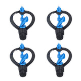 15Pcs Lawn Sprinkler Nozzle G1/2 External Thread 360° Automatic Rotation Mid Range for Lawn Garden Watering IrrigationImpeller Nozzle
