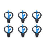 15Pcs Lawn Sprinkler Nozzle G1/2 External Thread 360° Automatic Rotation Mid Range for Lawn Garden Watering IrrigationImpeller Nozzle