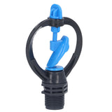 15Pcs Lawn Sprinkler Nozzle G1/2 External Thread 360° Automatic Rotation Mid Range for Lawn Garden Watering IrrigationImpeller Nozzle