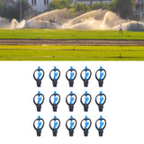 15Pcs Lawn Sprinkler Nozzle G1/2 External Thread 360° Automatic Rotation Mid Range for Lawn Garden Watering IrrigationImpeller Nozzle - Extra Image