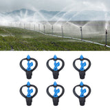 15Pcs Lawn Sprinkler Nozzle G1/2 External Thread 360° Automatic Rotation Mid Range for Lawn Garden Watering IrrigationImpeller Nozzle