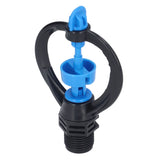 15Pcs Lawn Sprinkler Nozzle G1/2 External Thread 360° Automatic Rotation Mid Range for Lawn Garden Watering IrrigationRound Nozzle