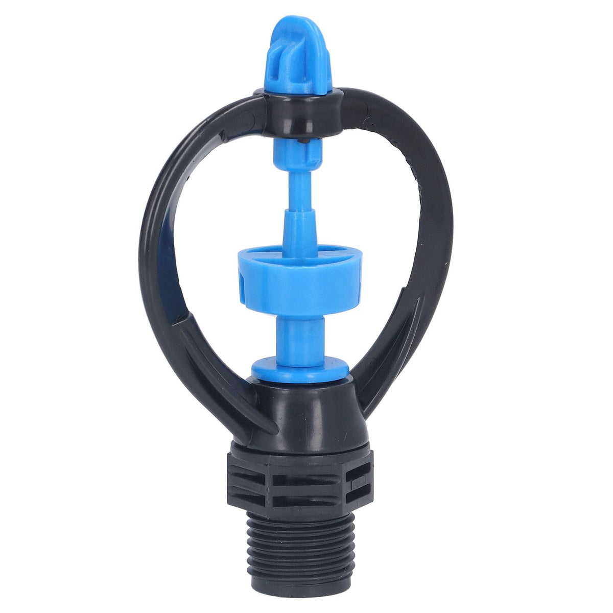 15Pcs Lawn Sprinkler Nozzle G1/2 External Thread 360° Automatic Rotation Mid Range for Lawn Garden Watering IrrigationRound Nozzle
