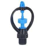 15Pcs Lawn Sprinkler Nozzle G1/2 External Thread 360° Automatic Rotation Mid Range for Lawn Garden Watering IrrigationRound Nozzle
