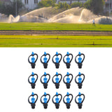 15Pcs Lawn Sprinkler Nozzle G1/2 External Thread 360° Automatic Rotation Mid Range for Lawn Garden Watering IrrigationRound Nozzle - Extra Image