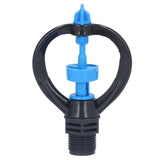 15Pcs Lawn Sprinkler Nozzle G1/2 External Thread 360° Automatic Rotation Mid Range for Lawn Garden Watering IrrigationRound Nozzle