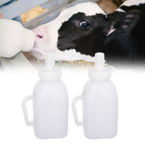 Calf Feeding Bottle 1L Capacity Thick Durable Easy Cleaning Calf Milk Feeder with Detachable Pacifier - Extra Image