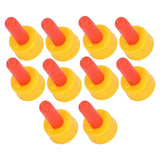 10Pcs Lamb Milk Drink Nipple Sheep Nursing Feeder Nipple for Orphaned Small Animal Feed Red - Side View