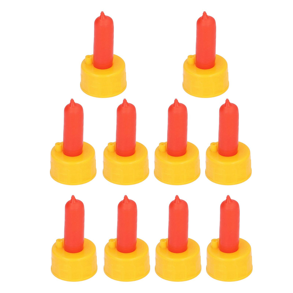 10Pcs Lamb Milk Drink Nipple Sheep Nursing Feeder Nipple for Orphaned Small Animal Feed Red