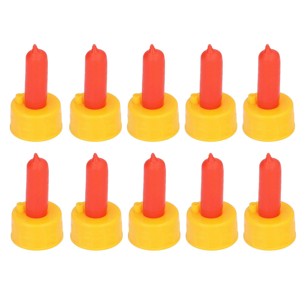 10Pcs Lamb Milk Drink Nipple Sheep Nursing Feeder Nipple for Orphaned Small Animal Feed Red