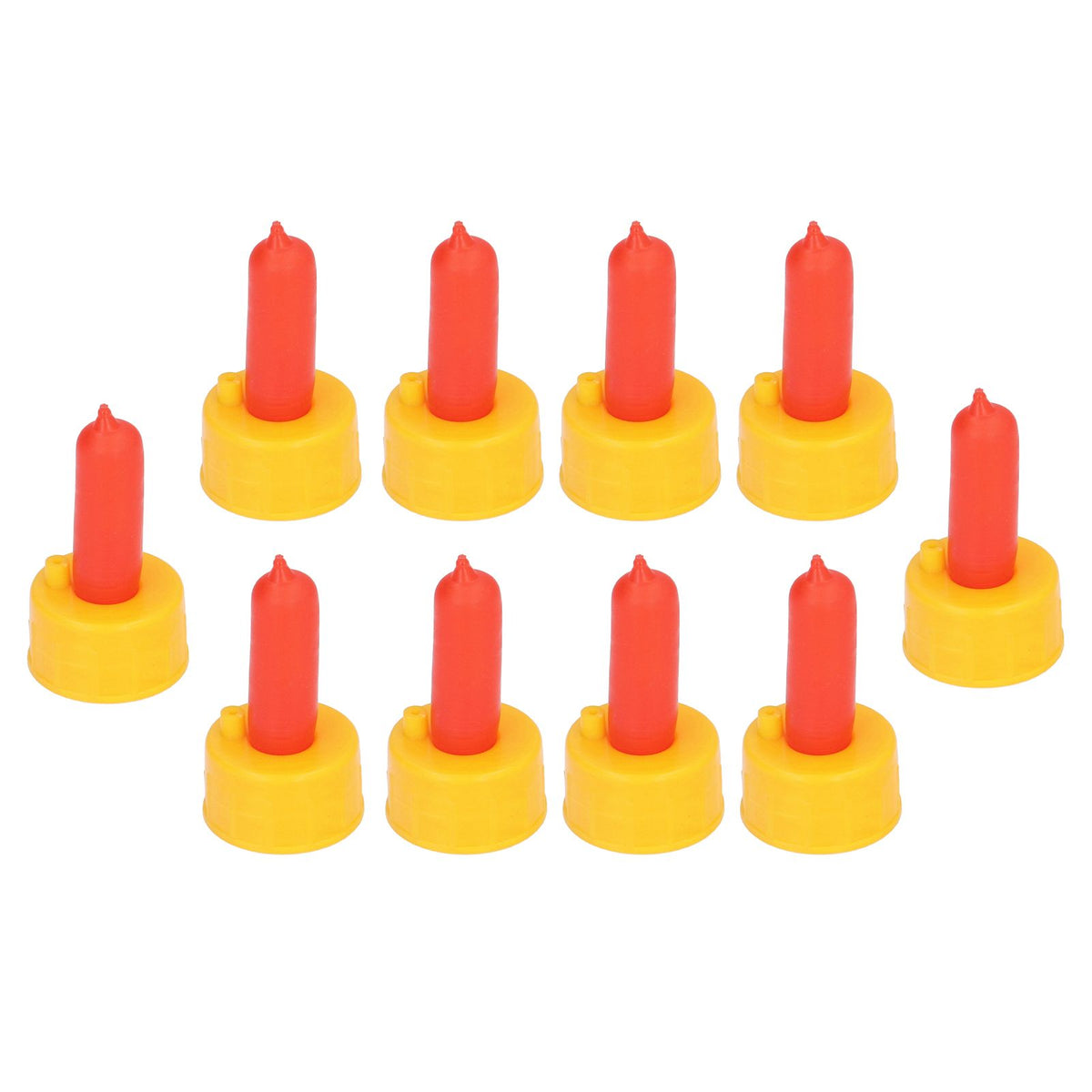 10Pcs Lamb Milk Drink Nipple Sheep Nursing Feeder Nipple for Orphaned Small Animal Feed Red