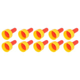 10Pcs Lamb Milk Drink Nipple Sheep Nursing Feeder Nipple for Orphaned Small Animal Feed Red