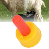 10Pcs Lamb Milk Drink Nipple Sheep Nursing Feeder Nipple for Orphaned Small Animal Feed Red