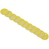 50Pcs Beehive Tag ABS Round Numbered Sign Labels with Hole Livestock Beekeeping SuppliesLight Yellow 1-50 - Extra Image