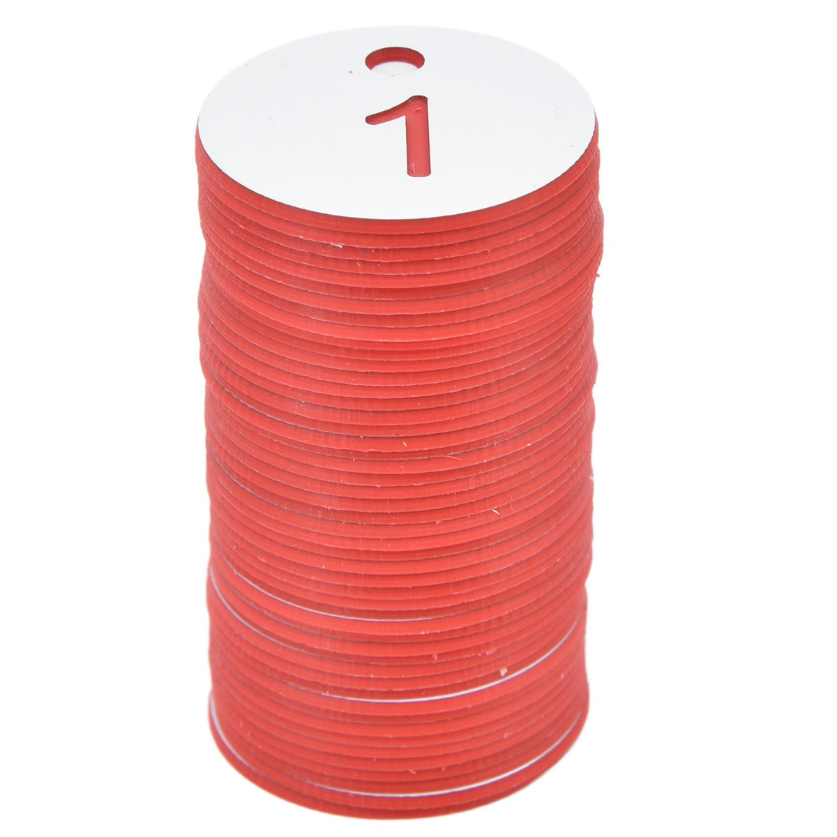 50Pcs Beehive Tag ABS Round Numbered Sign Labels with Hole Livestock Beekeeping SuppliesWhite 1-50