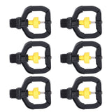 12pcs Rotating Irrigation Sprinkler Plastic Spray Nozzle with G1/2 Male Thread for Garden Yard Lawn - Side View