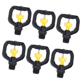 12pcs Rotating Irrigation Sprinkler Plastic Spray Nozzle with G1/2 Male Thread for Garden Yard Lawn