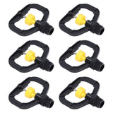 12pcs Rotating Irrigation Sprinkler Plastic Spray Nozzle with G1/2 Male Thread for Garden Yard Lawn