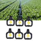 12pcs Rotating Irrigation Sprinkler Plastic Spray Nozzle with G1/2 Male Thread for Garden Yard Lawn